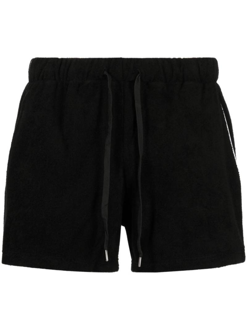 BLUE SKY INN Waiter cotton terry-cloth shorts - Black von BLUE SKY INN