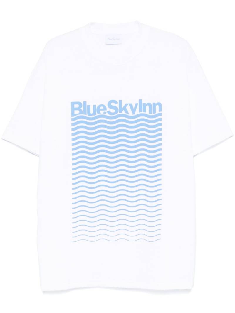 BLUE SKY INN Waves T-shirt - White von BLUE SKY INN