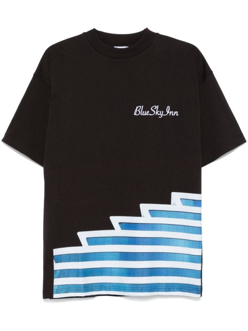 BLUE SKY INN Yacht T-shirt - Black von BLUE SKY INN