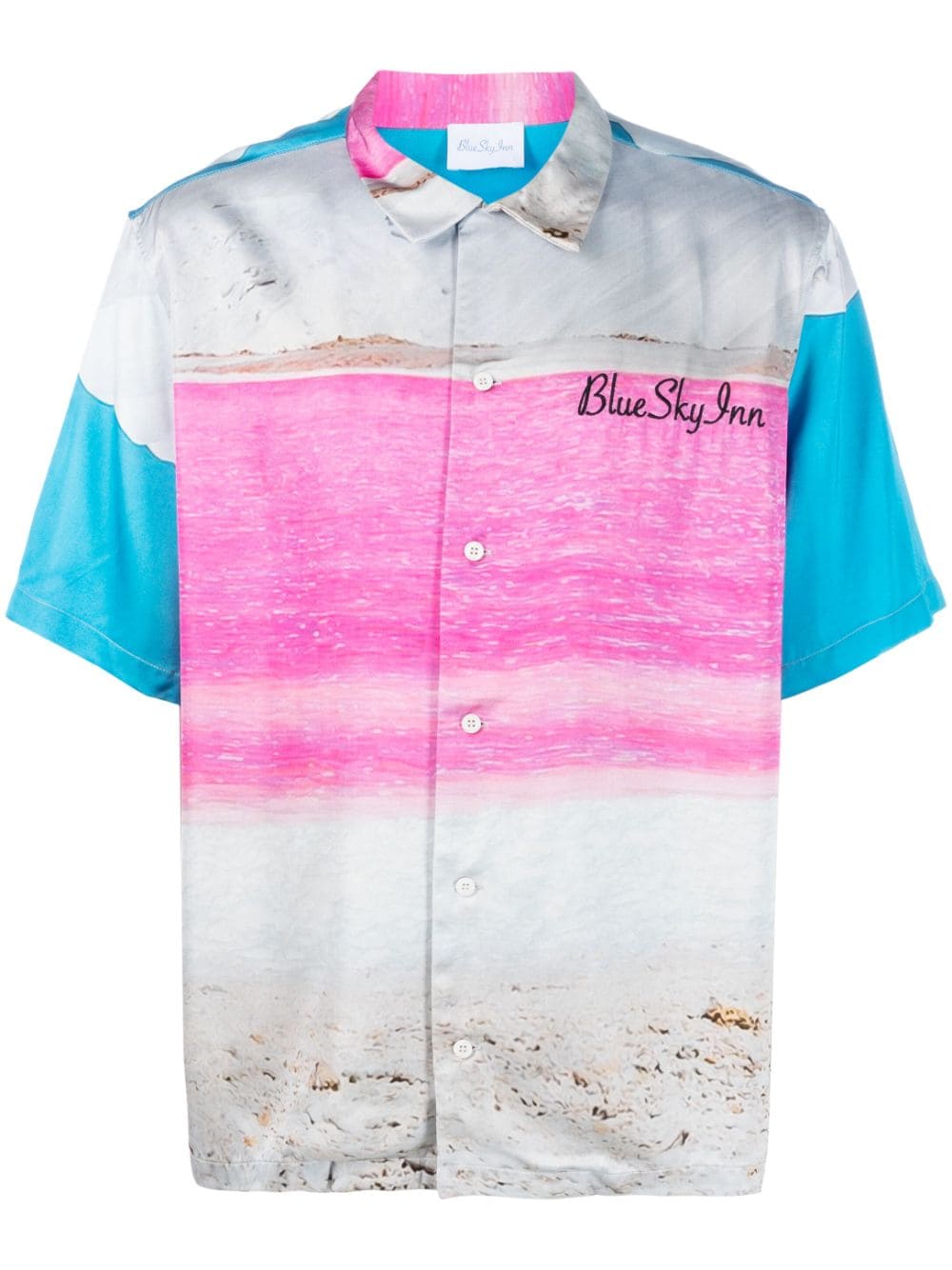 BLUE SKY INN abstract-pattern short-sleeve shirt von BLUE SKY INN