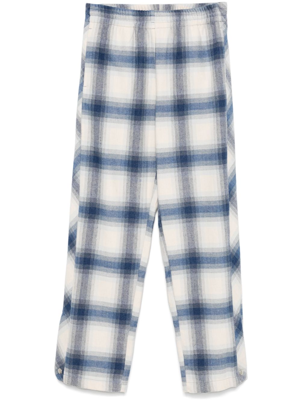 BLUE SKY INN checked flannel trousers von BLUE SKY INN