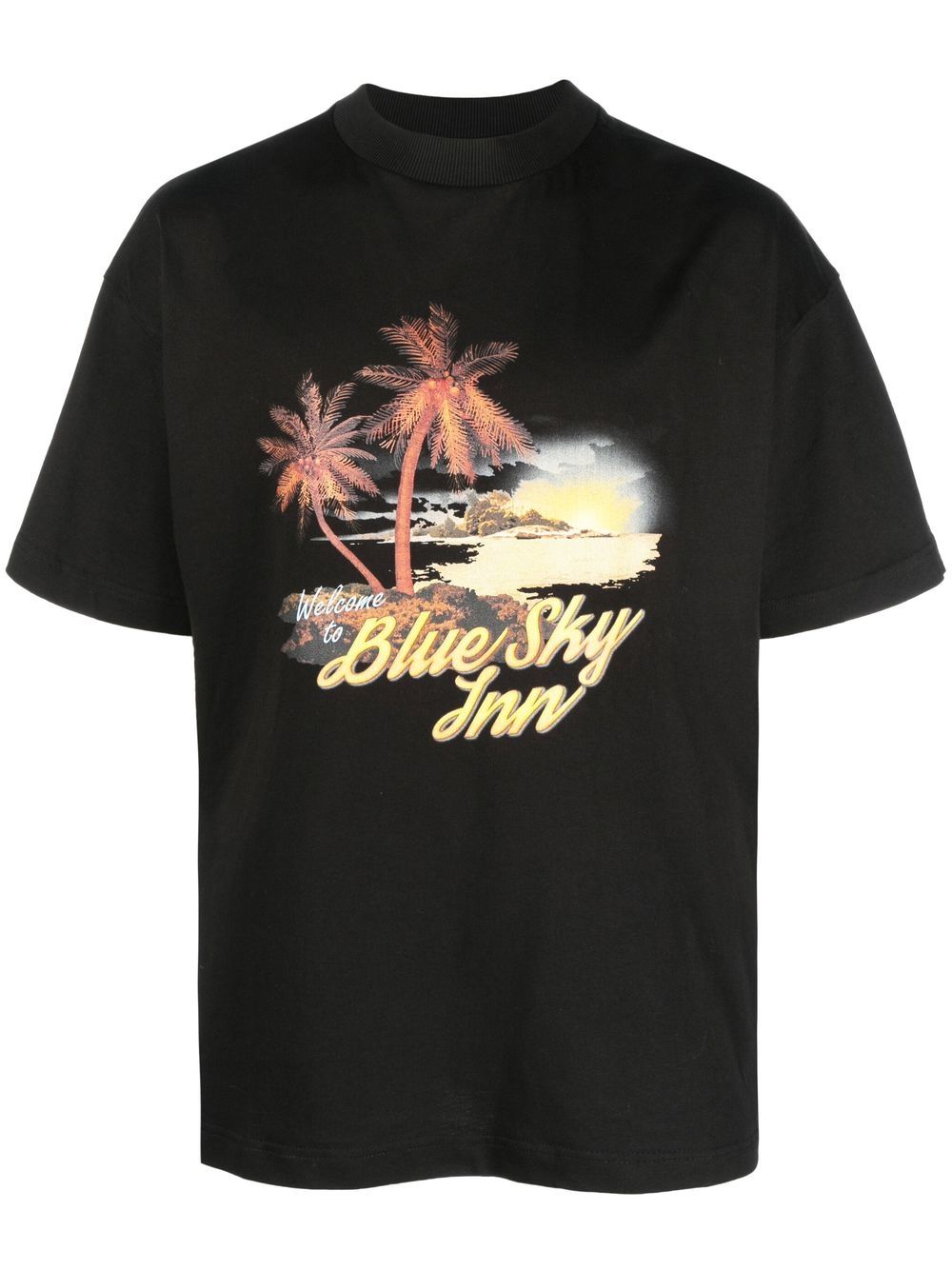 BLUE SKY INN graphic logo-print T-shirt - Black von BLUE SKY INN