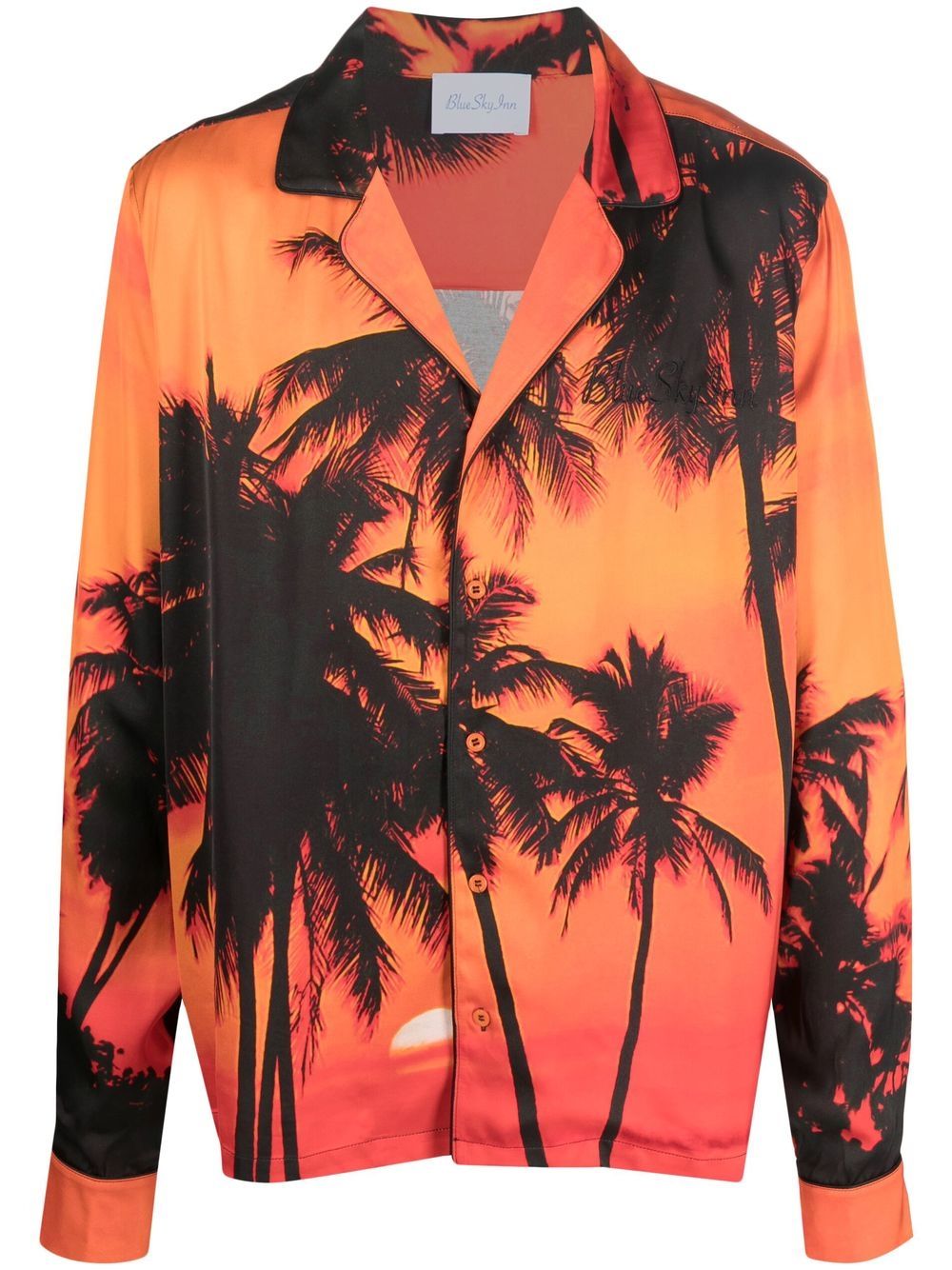 BLUE SKY INN graphic-print long-sleeve shirt - Orange von BLUE SKY INN