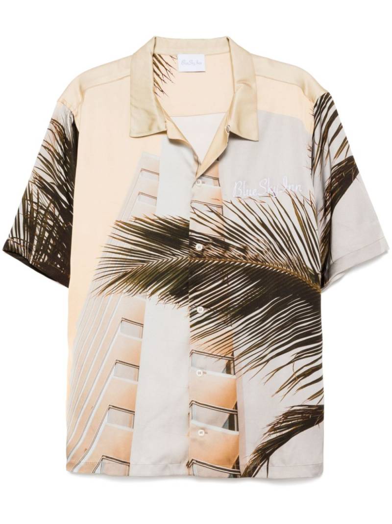 BLUE SKY INN graphic-print shirt - Neutrals von BLUE SKY INN