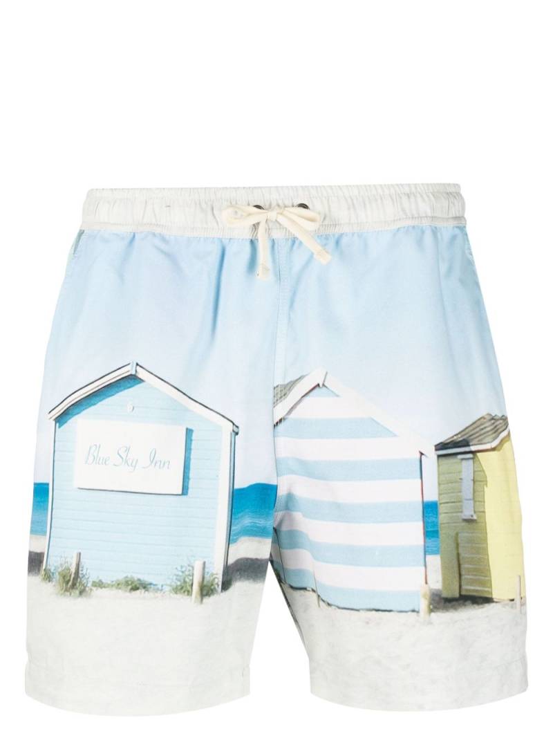 BLUE SKY INN graphic-print swim shorts von BLUE SKY INN