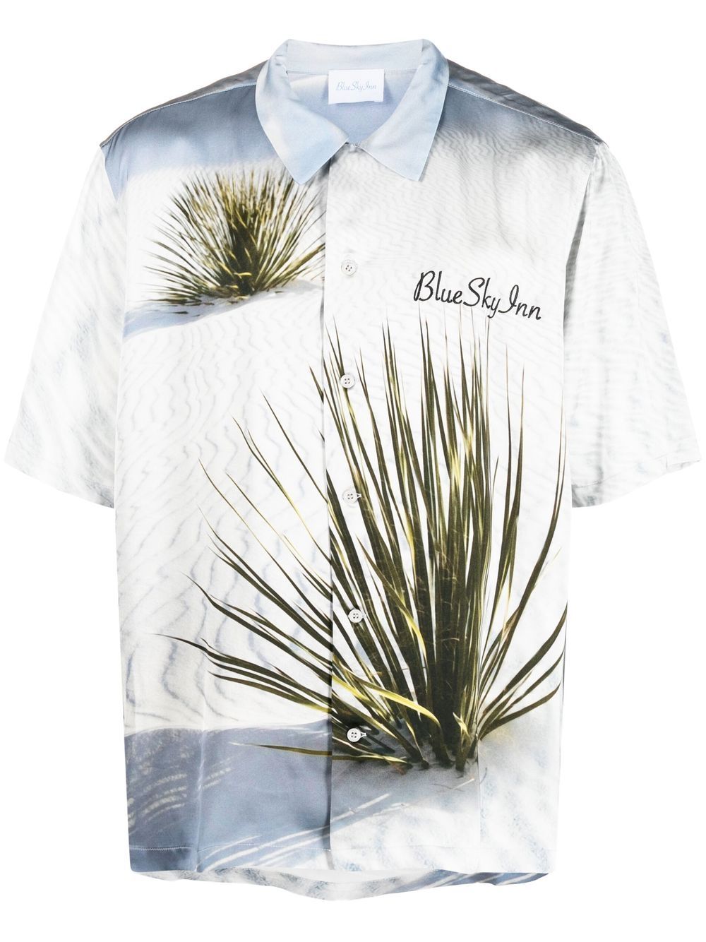 BLUE SKY INN logo-embroidered shirt von BLUE SKY INN