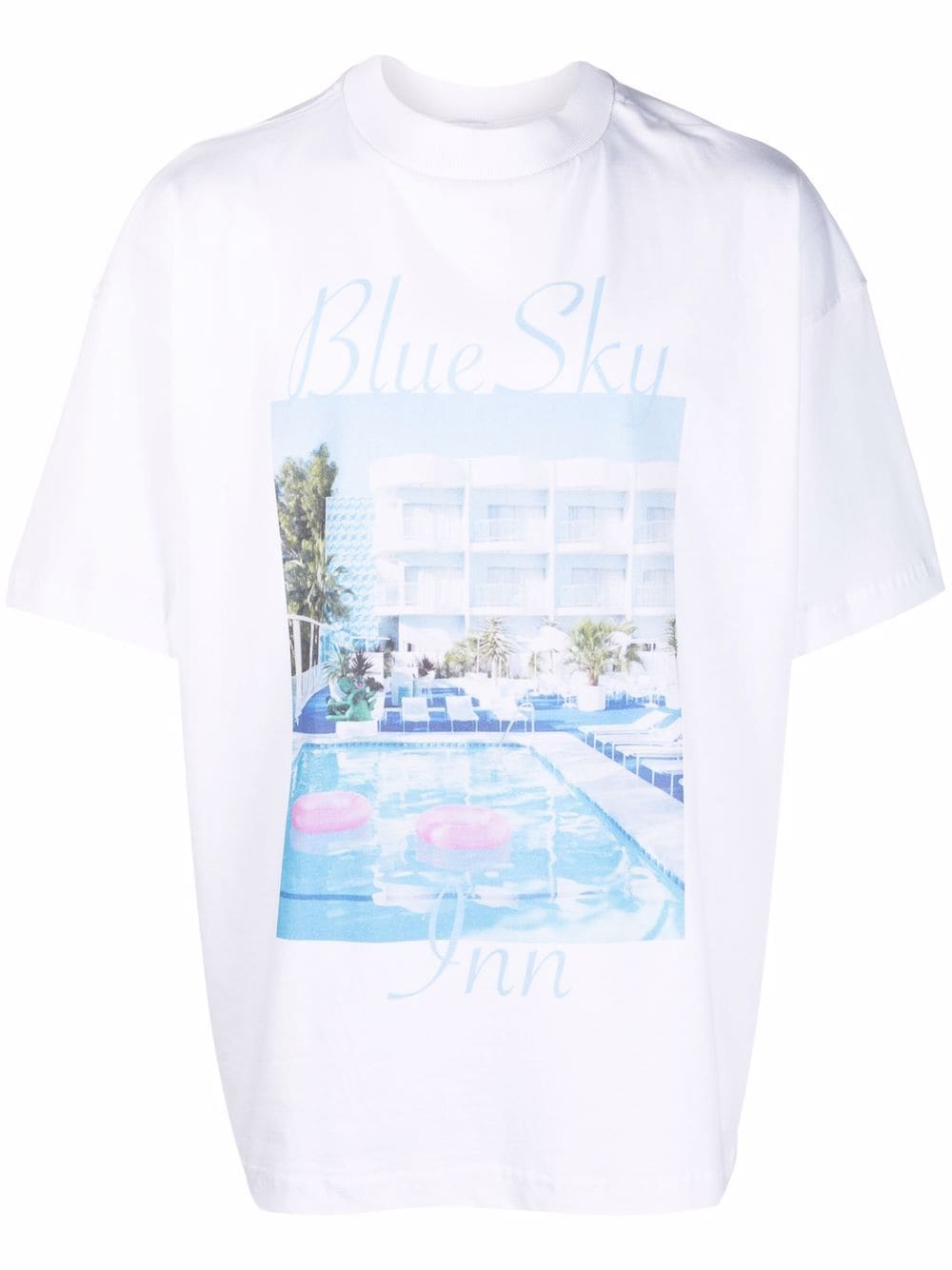 BLUE SKY INN logo-print T-shirt - White von BLUE SKY INN