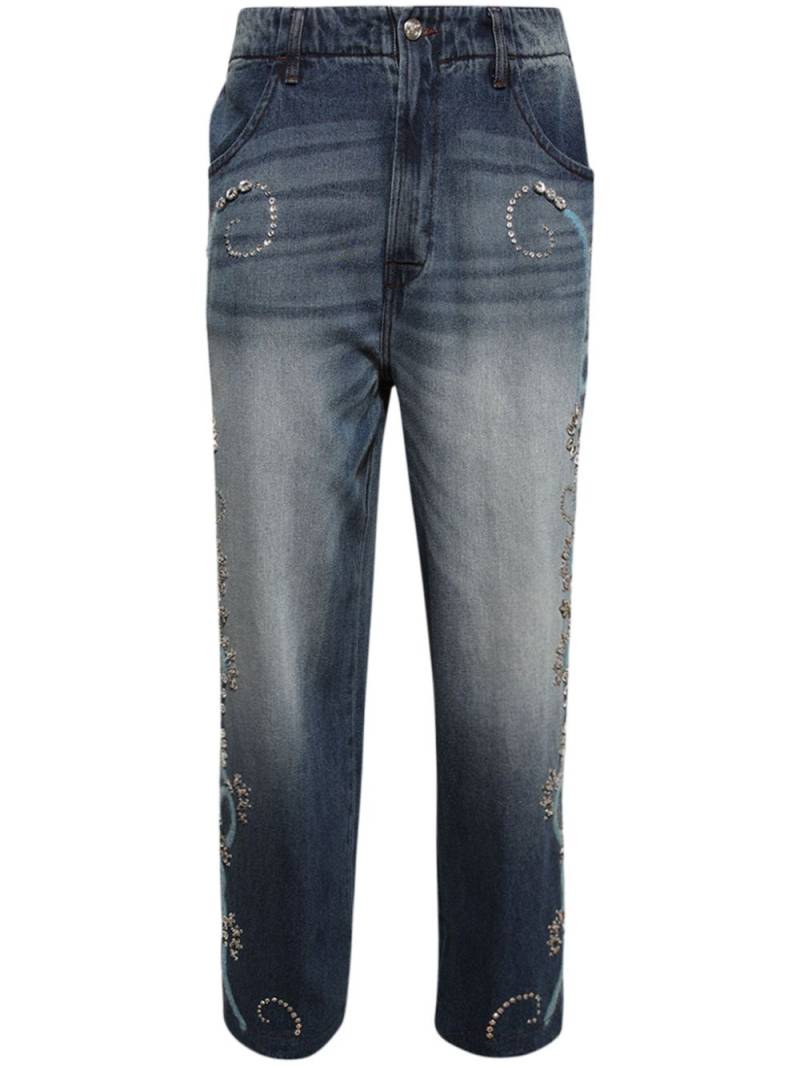 BLUEMARBLE embroidered baggy jeans von BLUEMARBLE