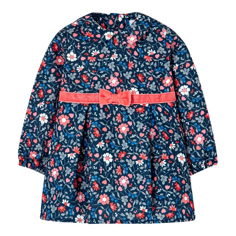 Kleid langarm Blumen von BOBOLI