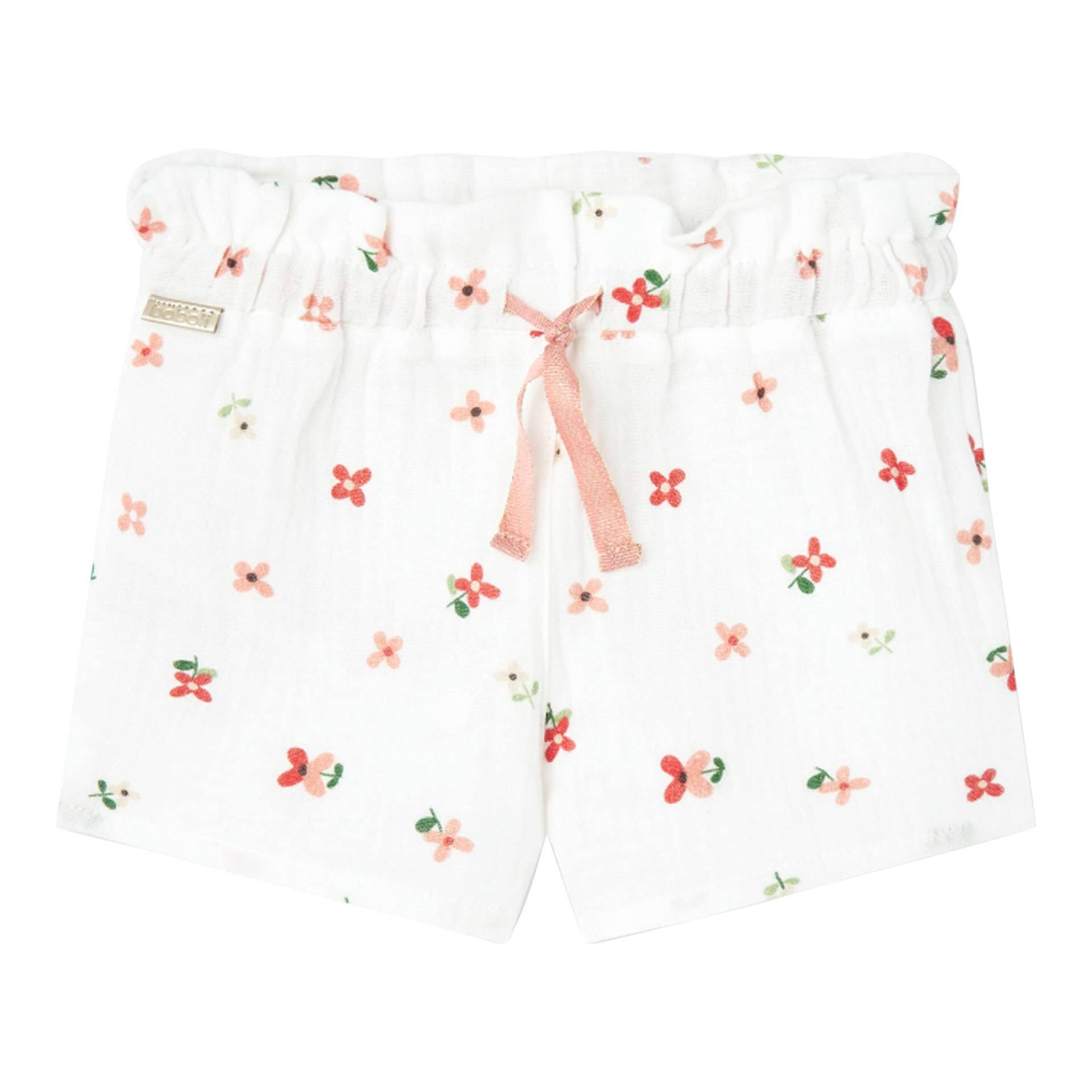 Musselin-Shorts Blumen von BOBOLI