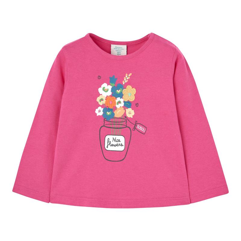 Shirt langarm Blumen von BOBOLI