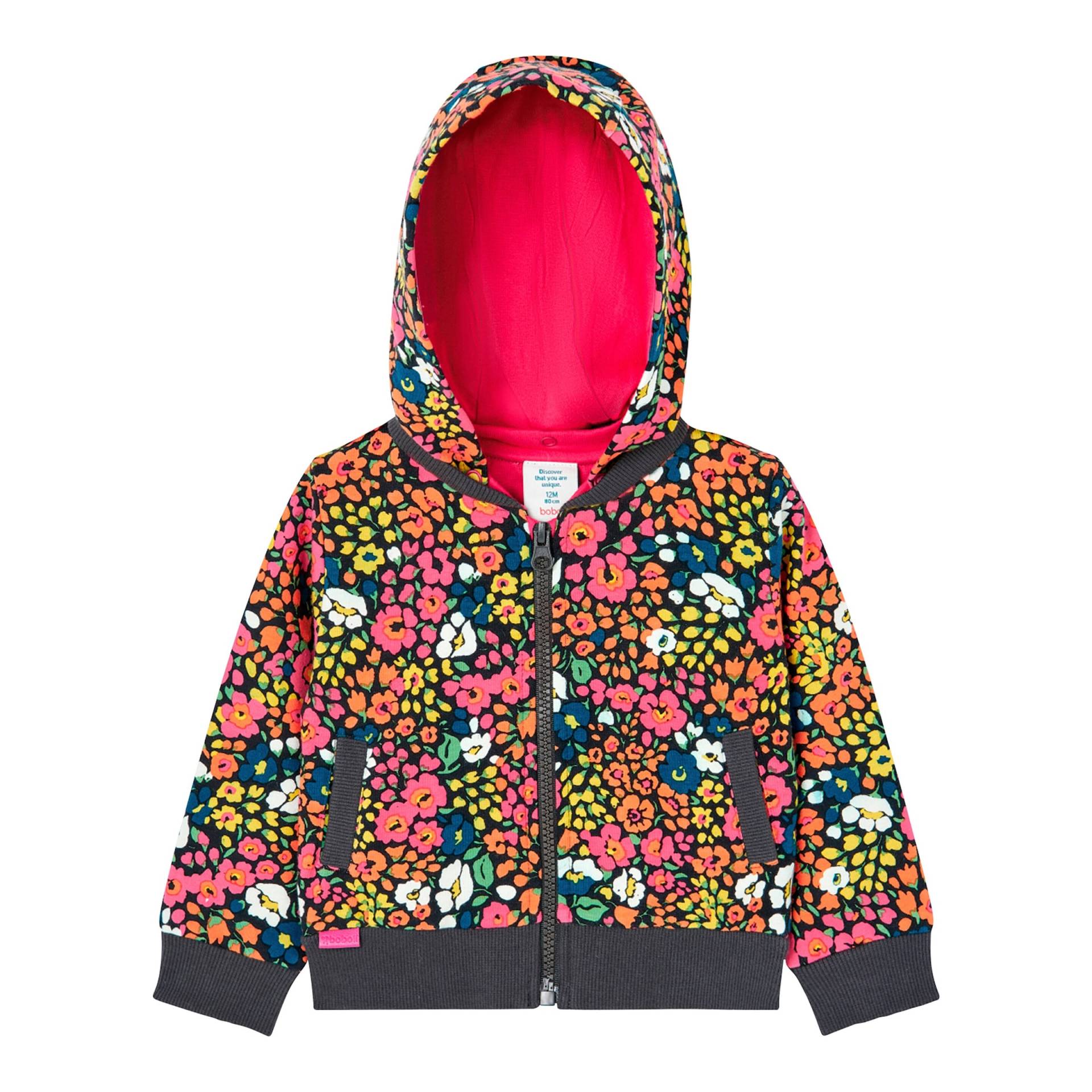 Sweatjacke Blumen von BOBOLI