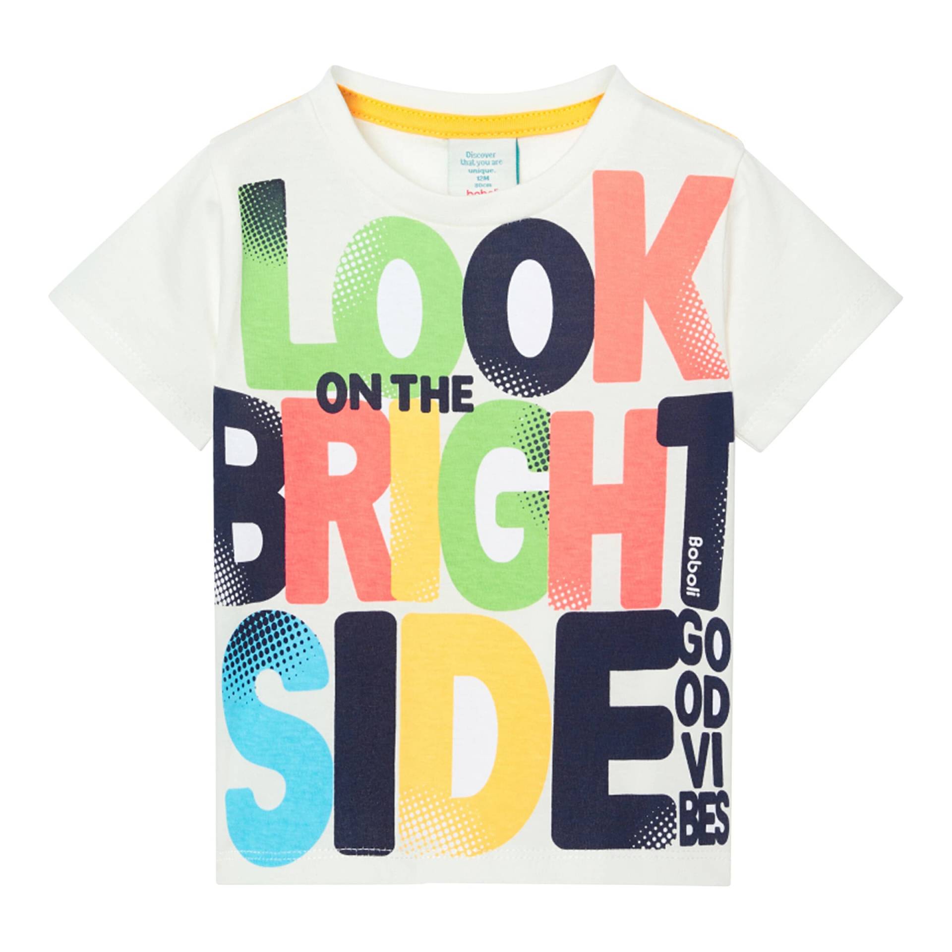 T-Shirt Look On The Bright Side von BOBOLI