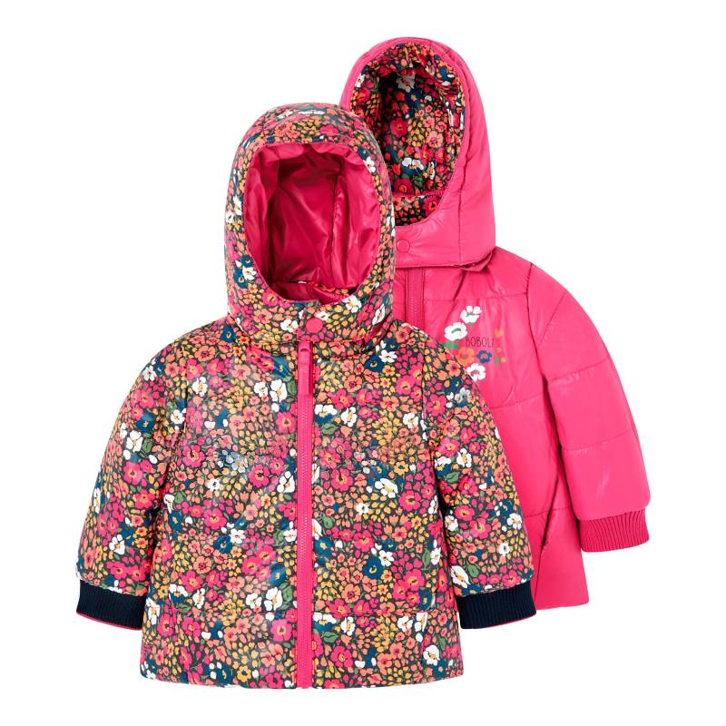 Wende-Winterjacke Blumen von BOBOLI