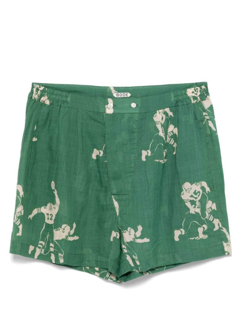 BODE Football Silhouette boxers - Green von BODE