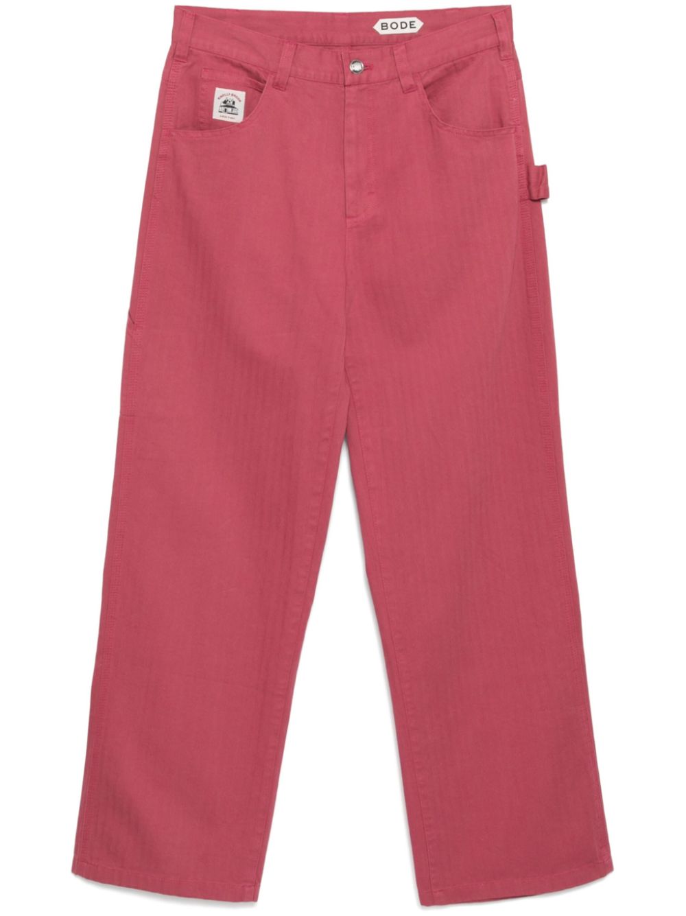 BODE Knolly Brook trousers - Pink von BODE