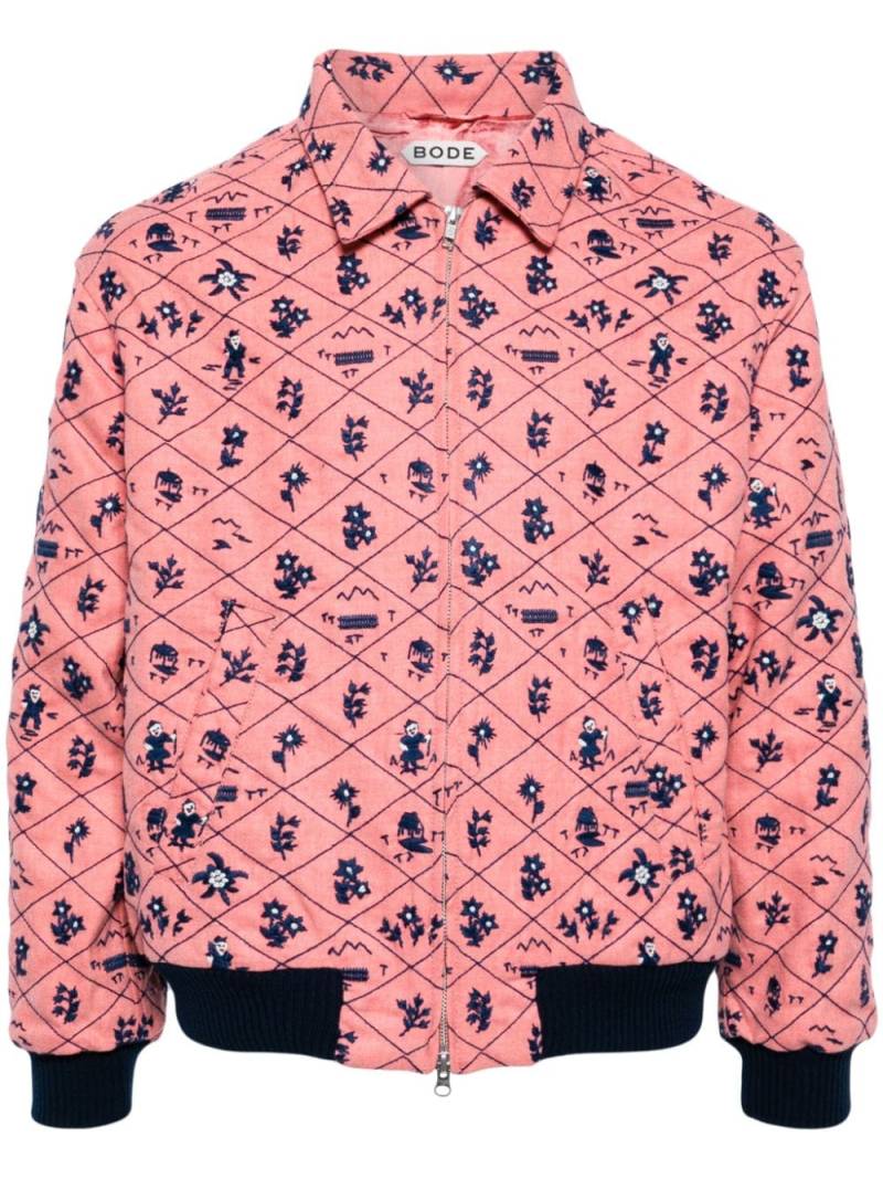 BODE Monte Rosa bomber jacket - Pink von BODE