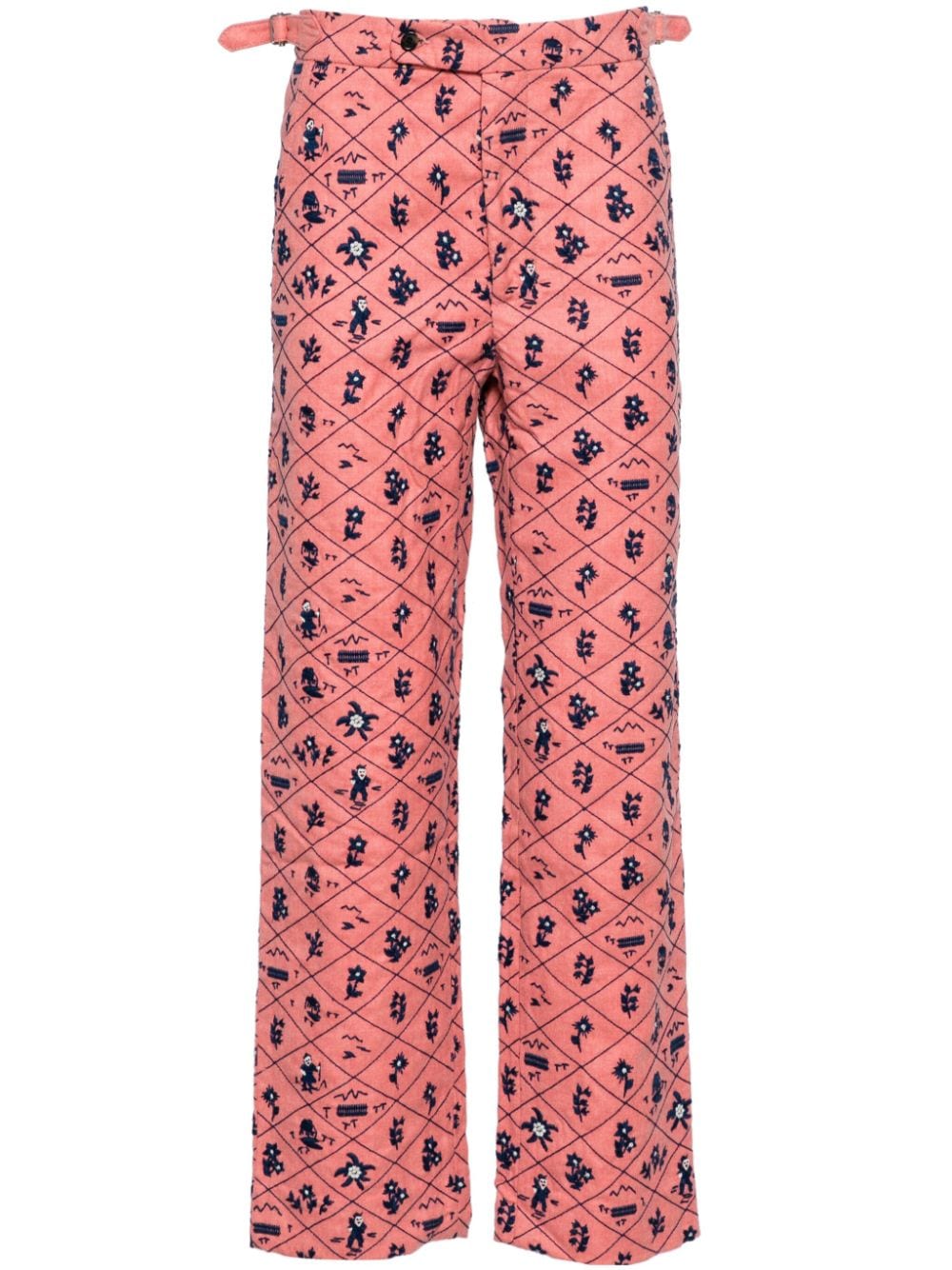 BODE Monte Rosa wool trousers - Pink von BODE