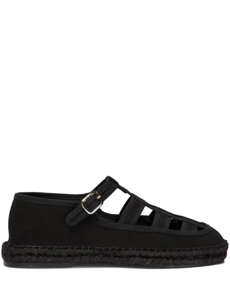 BODE Peggy Espadrille Loafers - Black von BODE