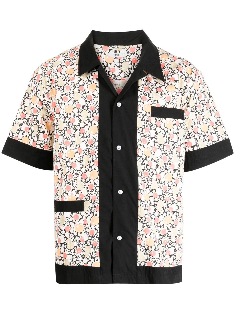 BODE Pomme-Fruit Short Sleeve Shirt - White von BODE