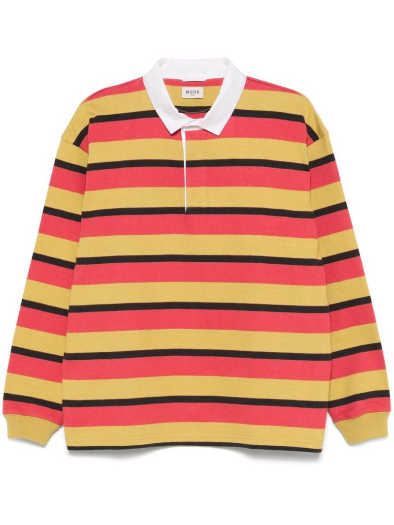 BODE Rec Stripe polo shirt - Yellow von BODE