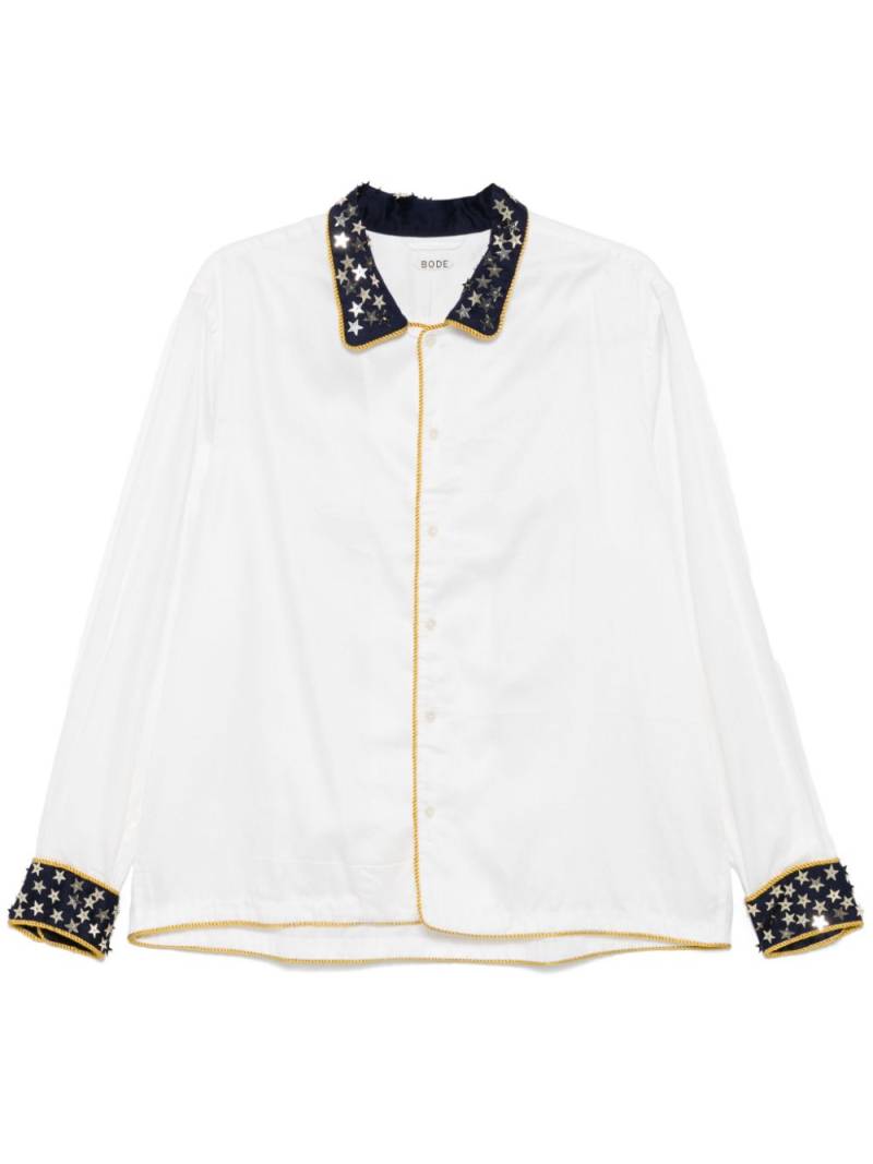 BODE Starry Pageant shirt - White von BODE