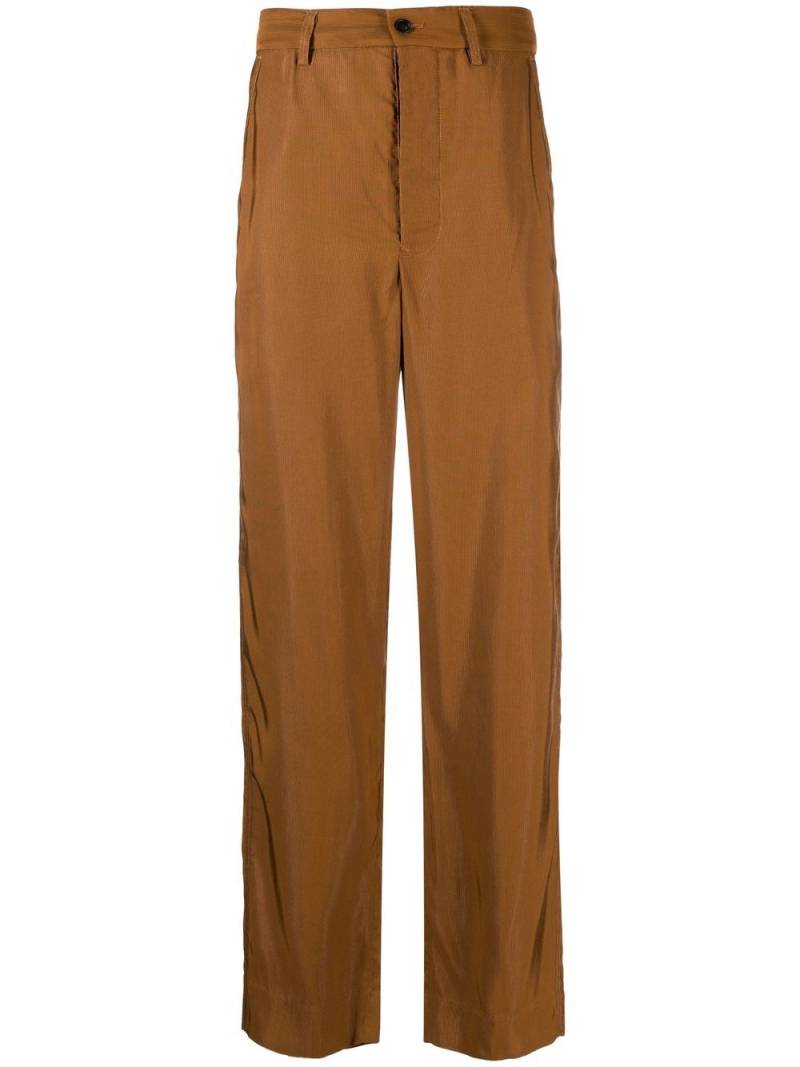 BODE corduroy straight-leg trousers - Orange von BODE