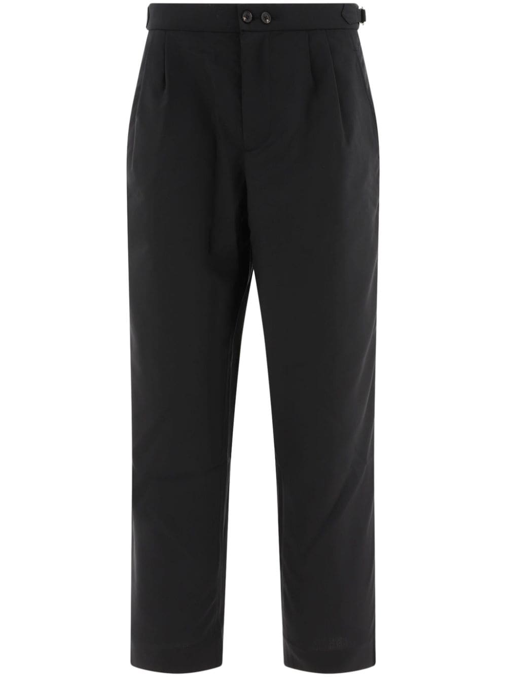 BODE wool straight-leg trousers - Black von BODE