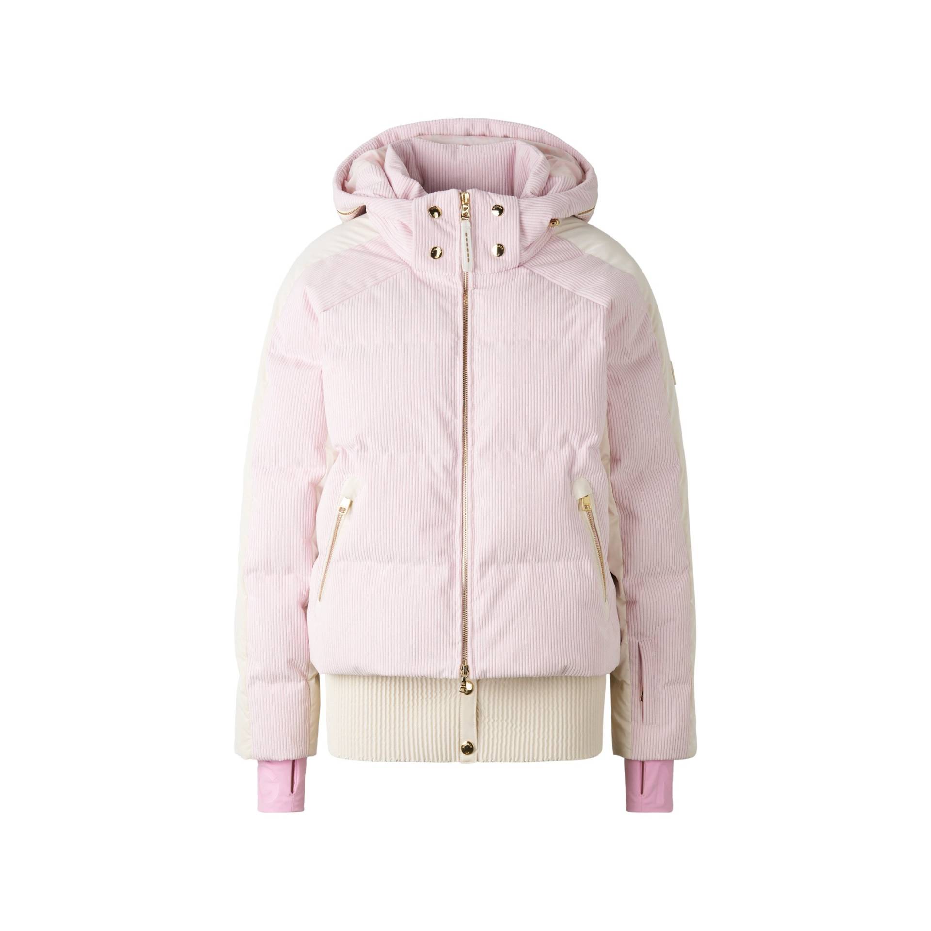 BOGNER SPORT Cord-Skijacke Inka für Damen - Rosa/Beige - 34 von BOGNER Sport