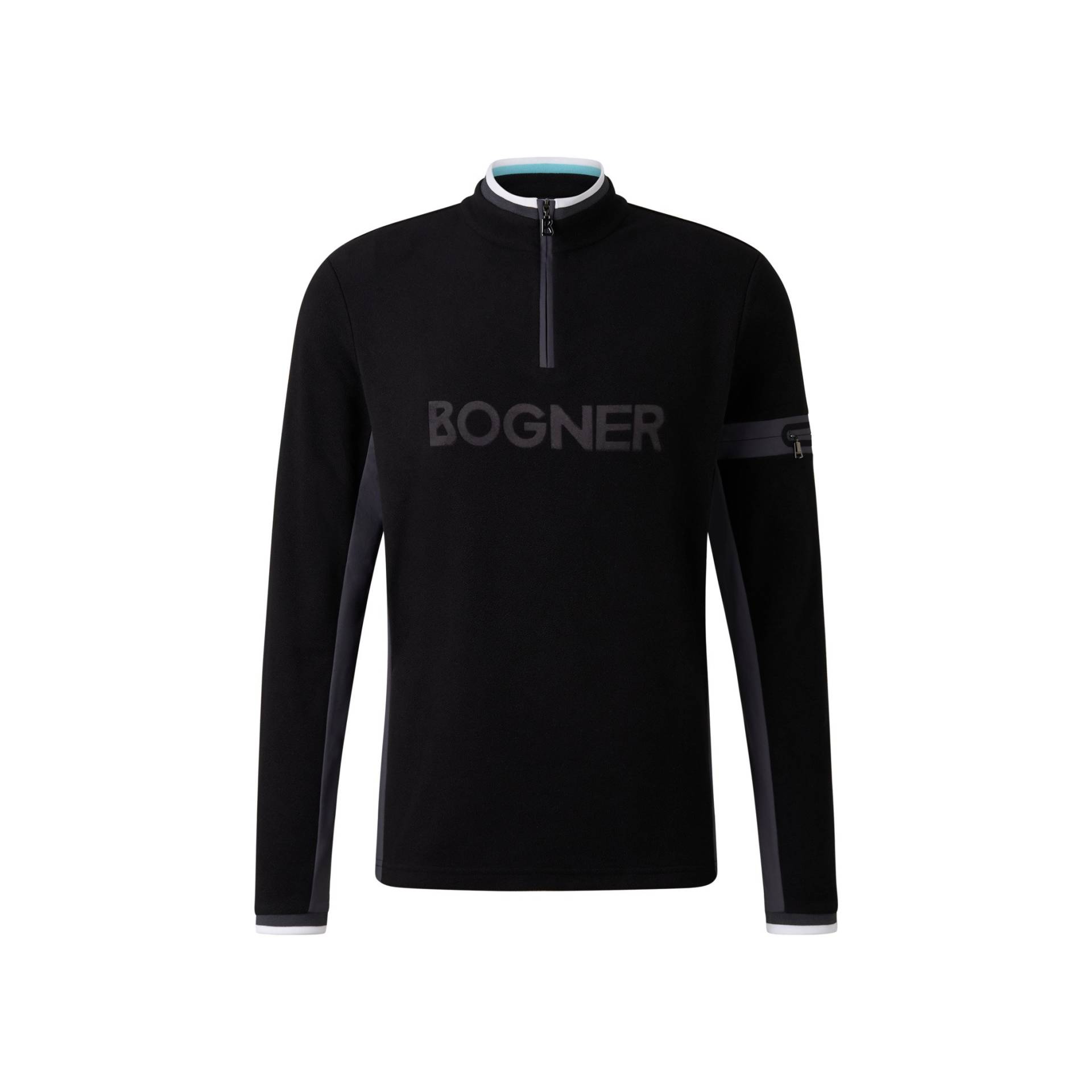 BOGNER SPORT Fleece-Shirt Gilbert für Herren - Schwarz/Grau - 3XL von BOGNER Sport