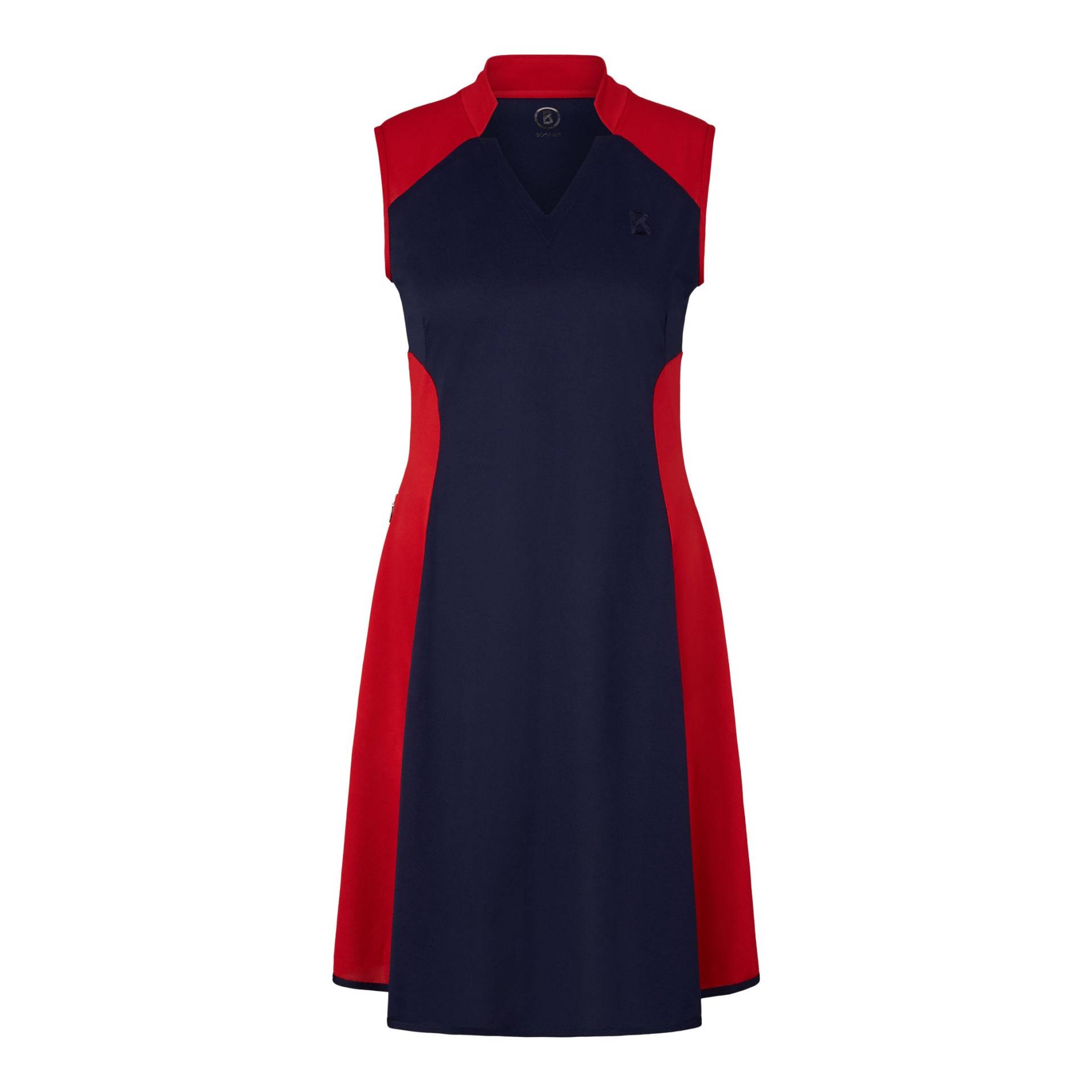 BOGNER SPORT Funktions-Polo-Kleid Carlotta für Damen - Dunkelblau/Rot - 40 von BOGNER Sport