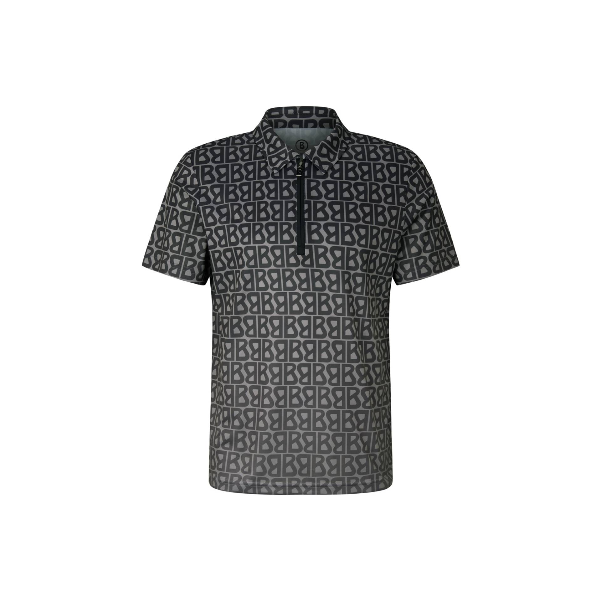 BOGNER SPORT Funktions-Polo-Shirt Amiro für Herren - Schwarz/Grau - M von BOGNER Sport