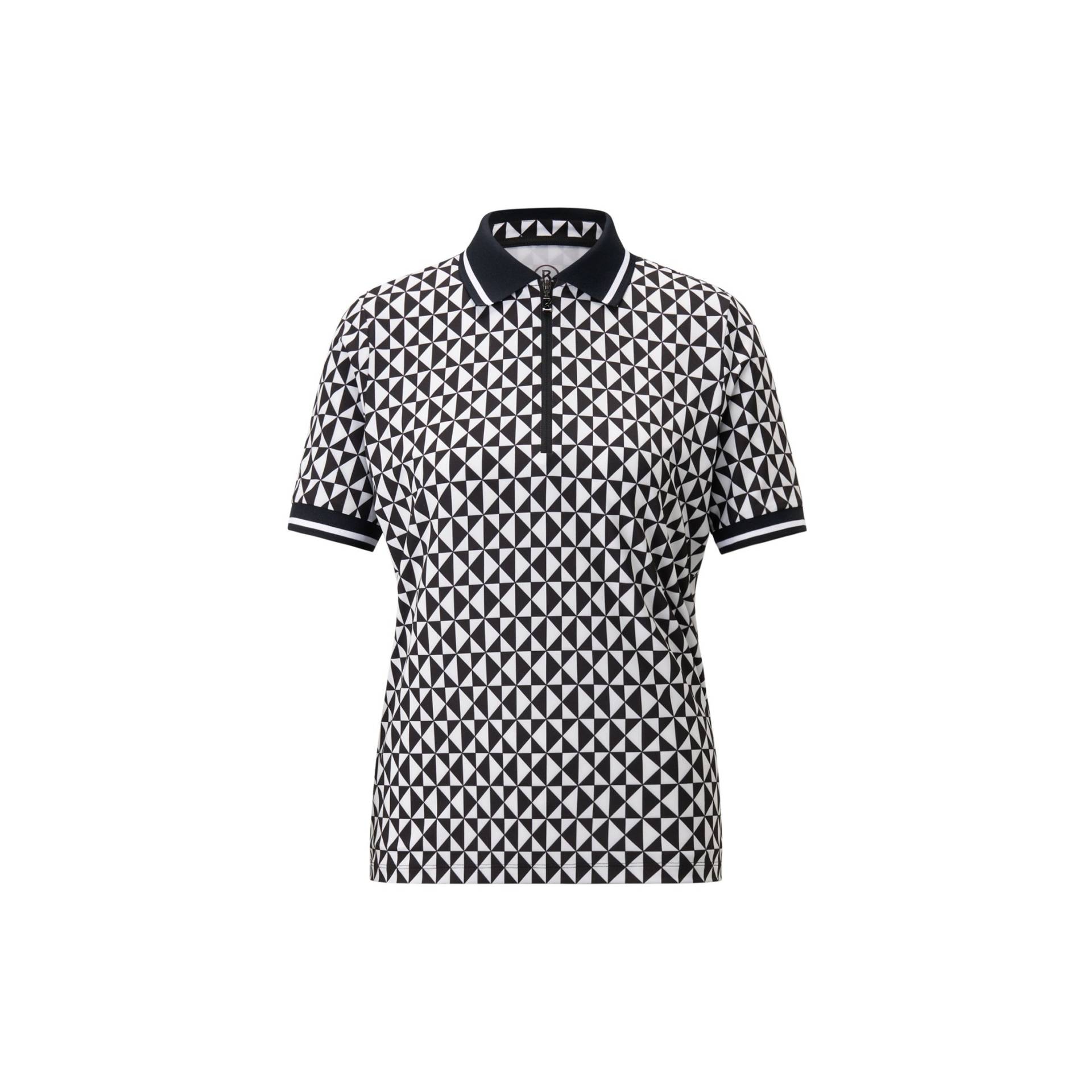 BOGNER SPORT Funktions-Polo-Shirt Calista für Damen - Schwarz/Weiß - 38 von BOGNER Sport