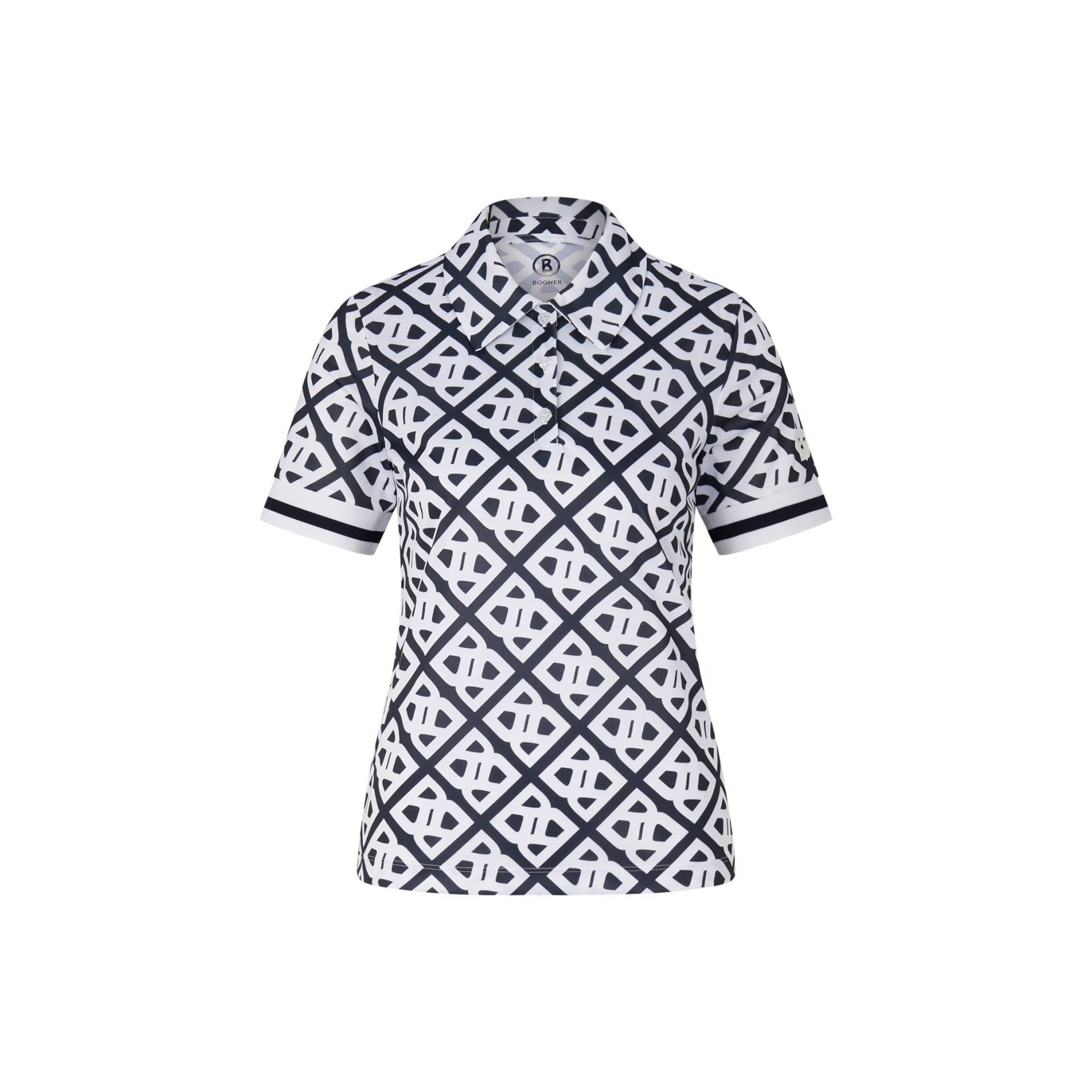 BOGNER SPORT Funktions-Polo-Shirt Calysa für Damen - Navy-Blau/Weiß - 36 von BOGNER Sport