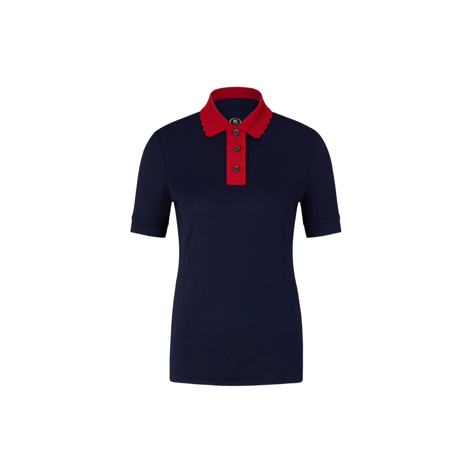 BOGNER SPORT Funktions-Polo-Shirt Carole für Damen - Navy-Blau/Rot - 36 von BOGNER Sport