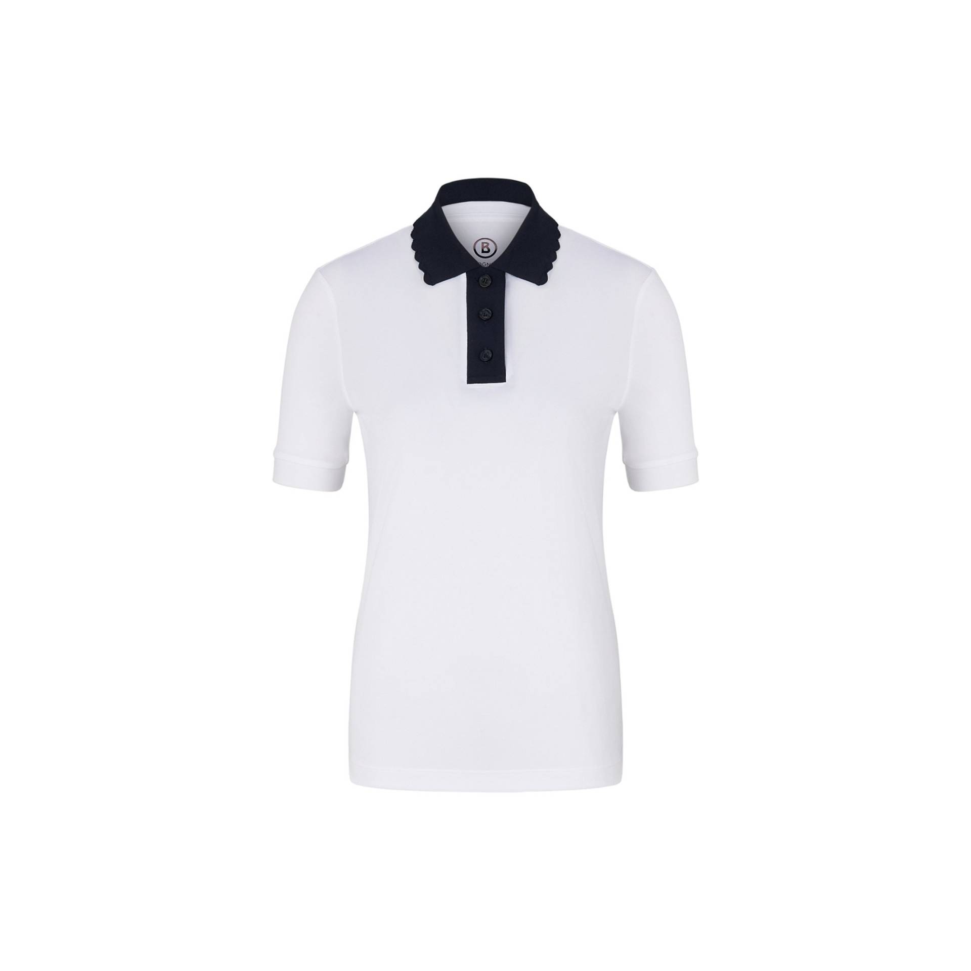 BOGNER SPORT Funktions-Polo-Shirt Carole für Damen - Weiß/Navy-Blau - 34 von BOGNER Sport
