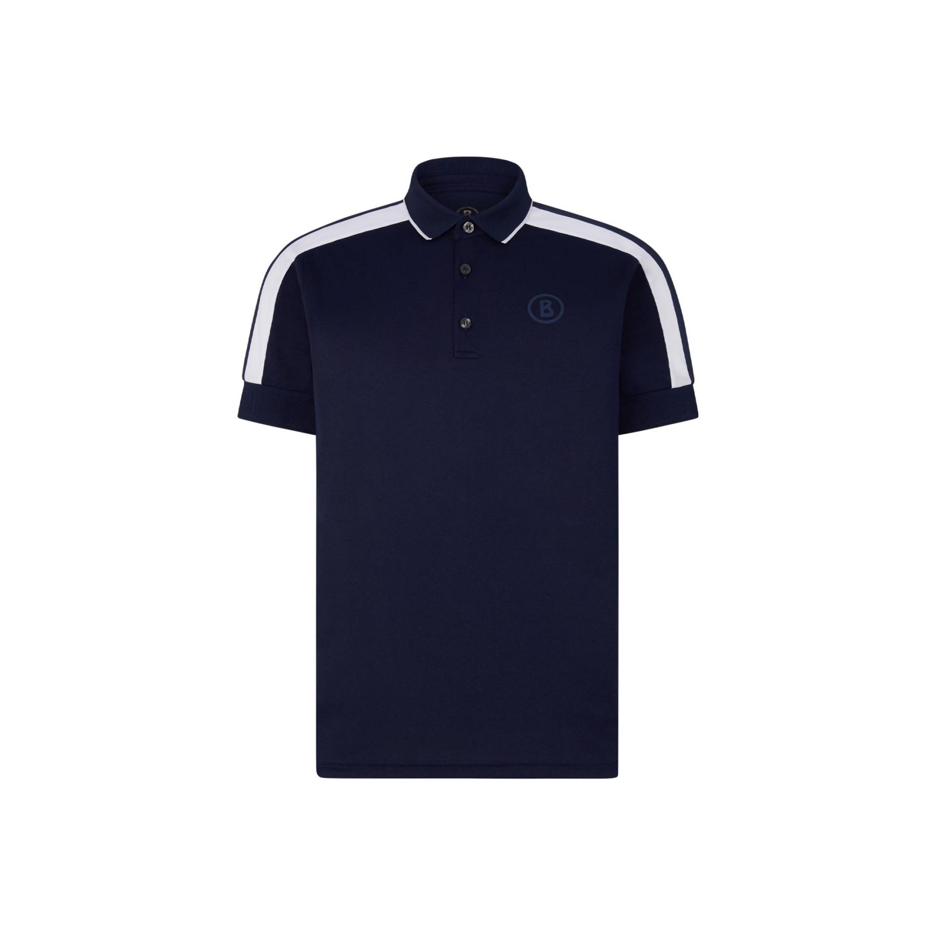 BOGNER SPORT Funktions-Polo-Shirt Claudius für Herren - Navy-Blau/weiß - L von BOGNER Sport