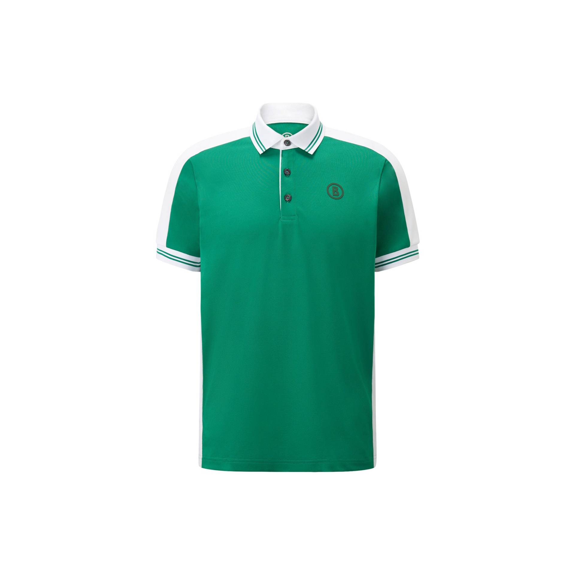 BOGNER SPORT Funktions-Polo-Shirt Cornelius für Herren - Grün/Weiß - L von BOGNER Sport