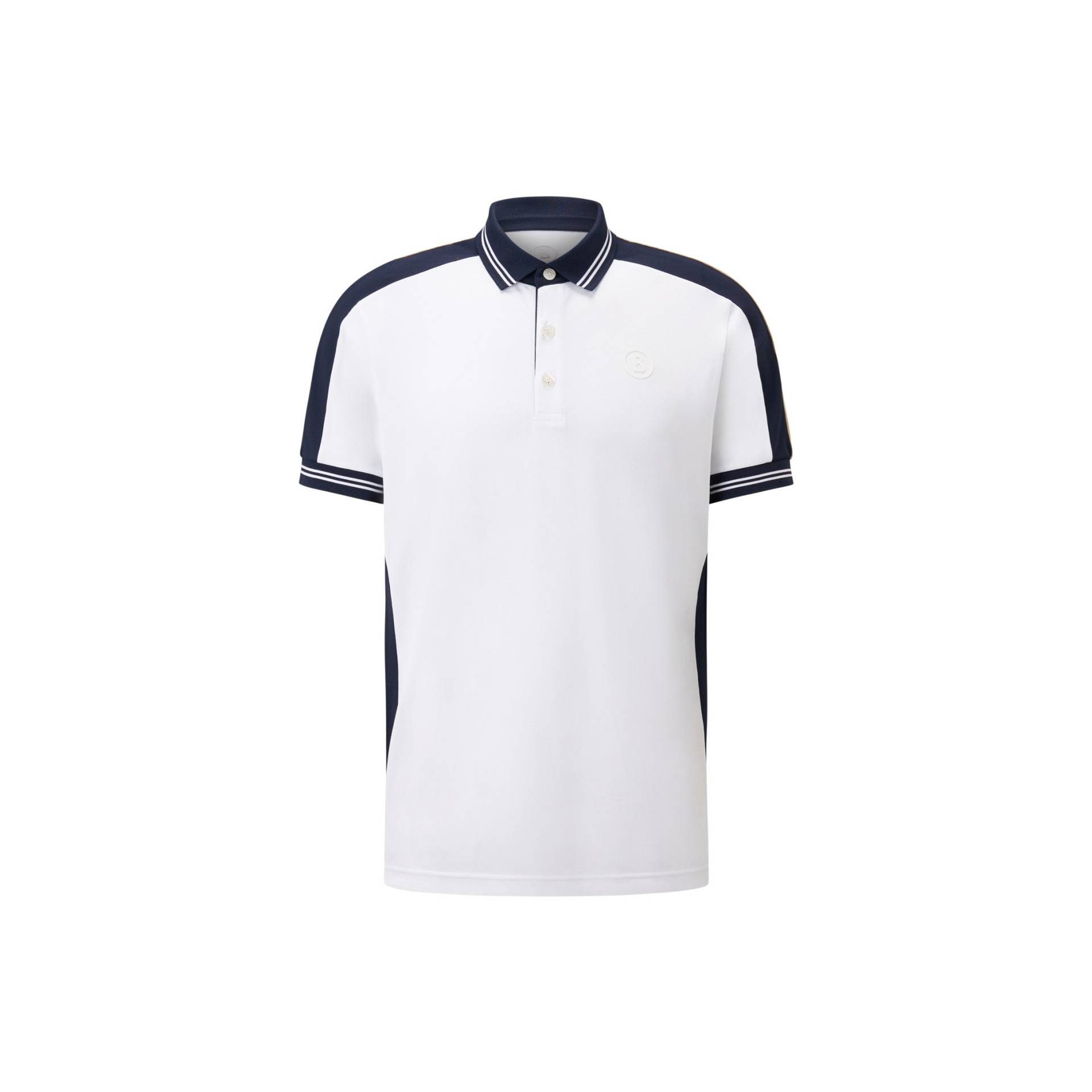 BOGNER SPORT Funktions-Polo-Shirt Cornelius für Herren - Weiß/Navy-Blau/Beige - 3XL von BOGNER Sport