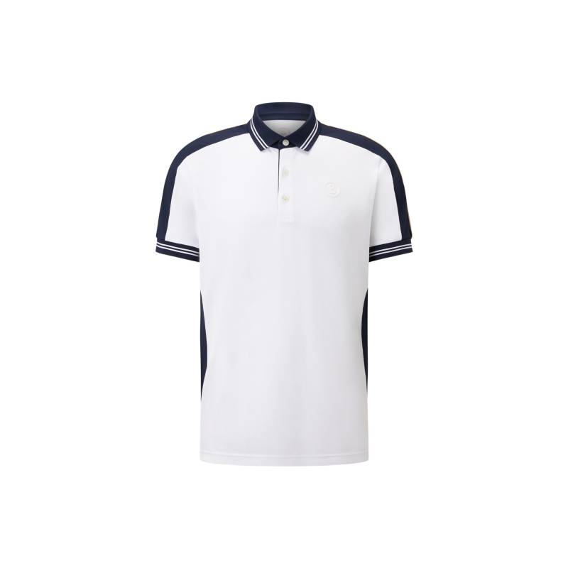 BOGNER SPORT Funktions-Polo-Shirt Cornelius für Herren - Weiß/Navy-Blau/Beige - XXL von BOGNER Sport