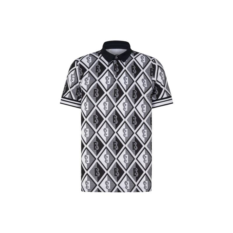 BOGNER SPORT  Funktions-Polo-Shirt Ron für Herren - Schwarz/Weiß - XL von BOGNER Sport