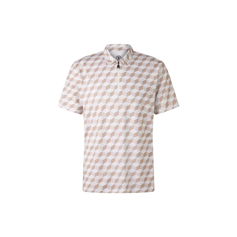 BOGNER SPORT Funktions-Polo-Shirt Tamiro für Herren - Beige/Off-White - L von BOGNER Sport