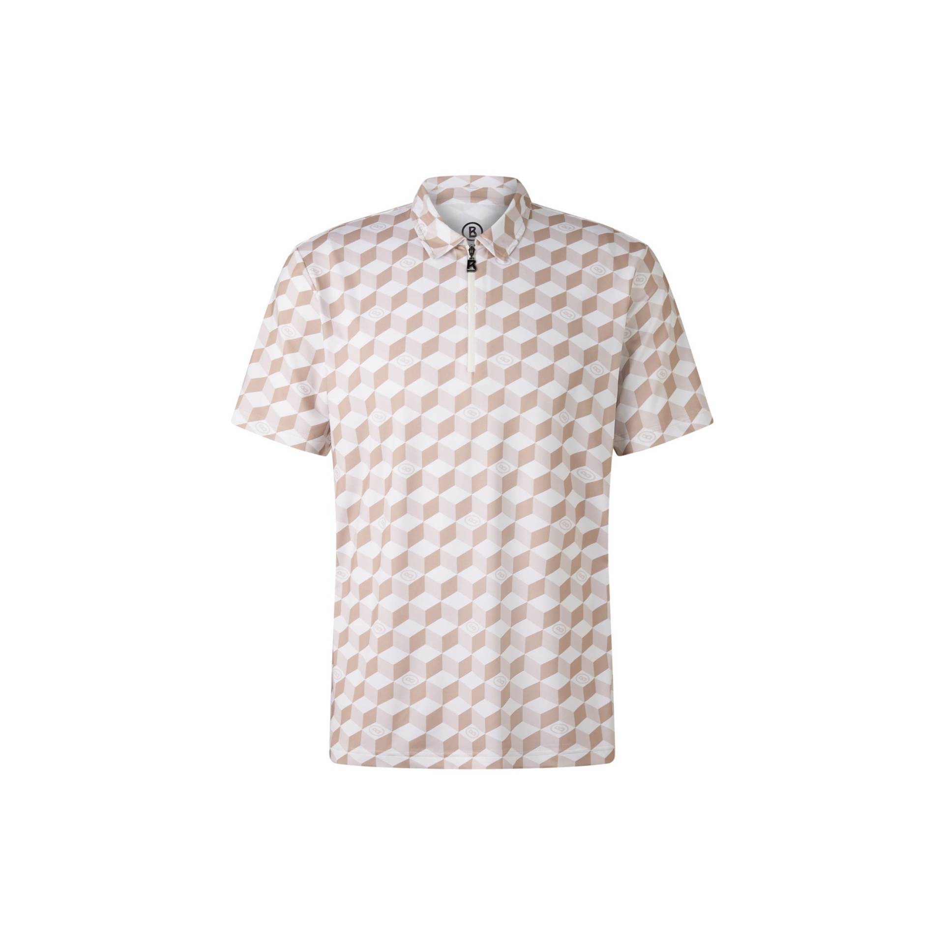 BOGNER SPORT Funktions-Polo-Shirt Tamiro für Herren - Beige/Off-White - XL von BOGNER Sport