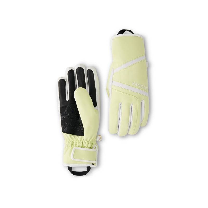 BOGNER SPORT Handschuhe Hilla für Damen - Lime/Weiß - 6,5 von BOGNER Sport