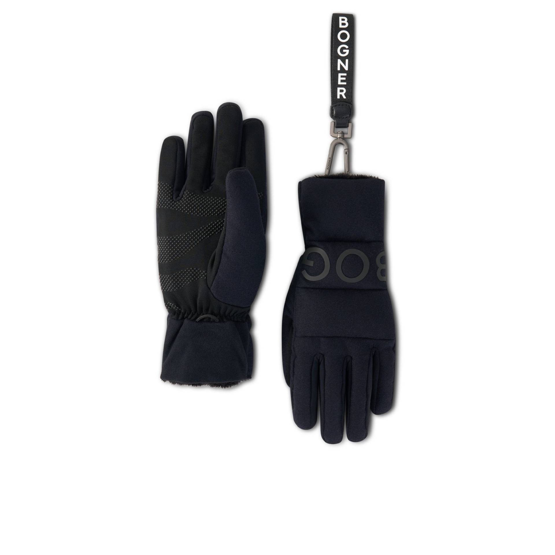 BOGNER SPORT Handschuhe Walker für Herren - Navy-Blau/Schwarz - 10,5 von BOGNER Sport