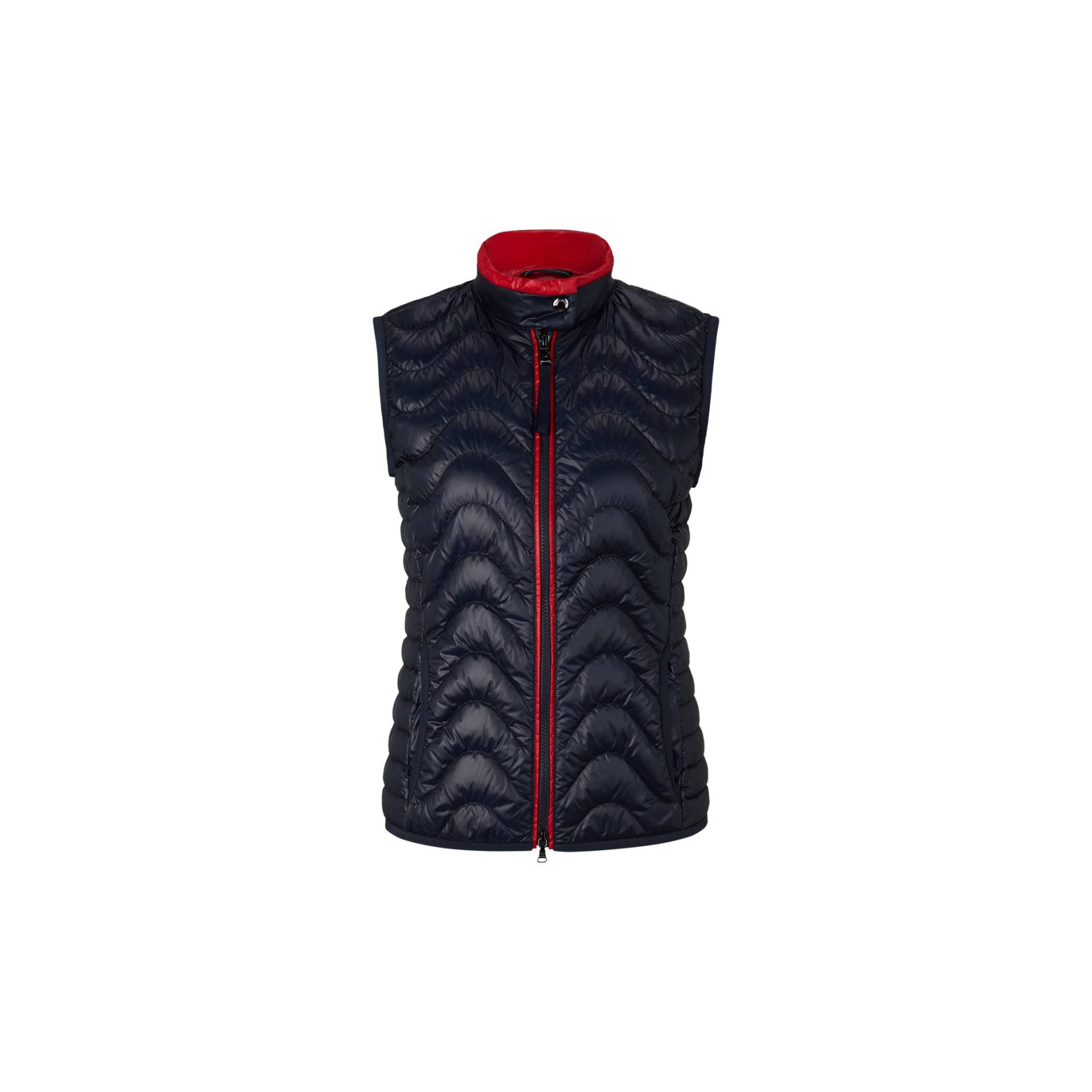 BOGNER SPORT Leichtdaunenweste Kleo für Damen - Navy-Blau/Rot - 38 von BOGNER Sport