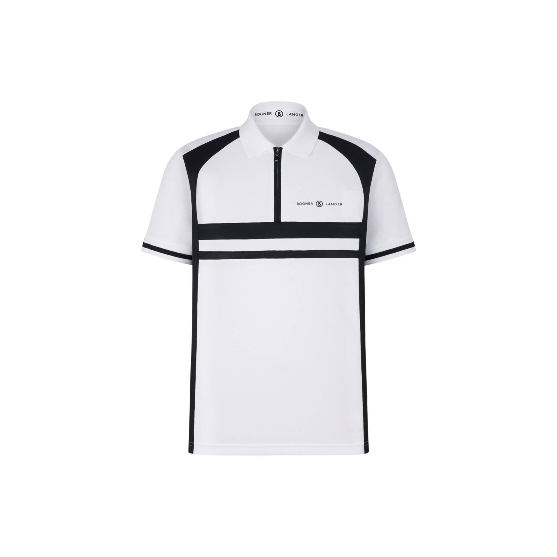 BOGNER SPORT Polo-Shirt Bernhard für Herren - Weiß/Schwarz - 3XL von BOGNER Sport