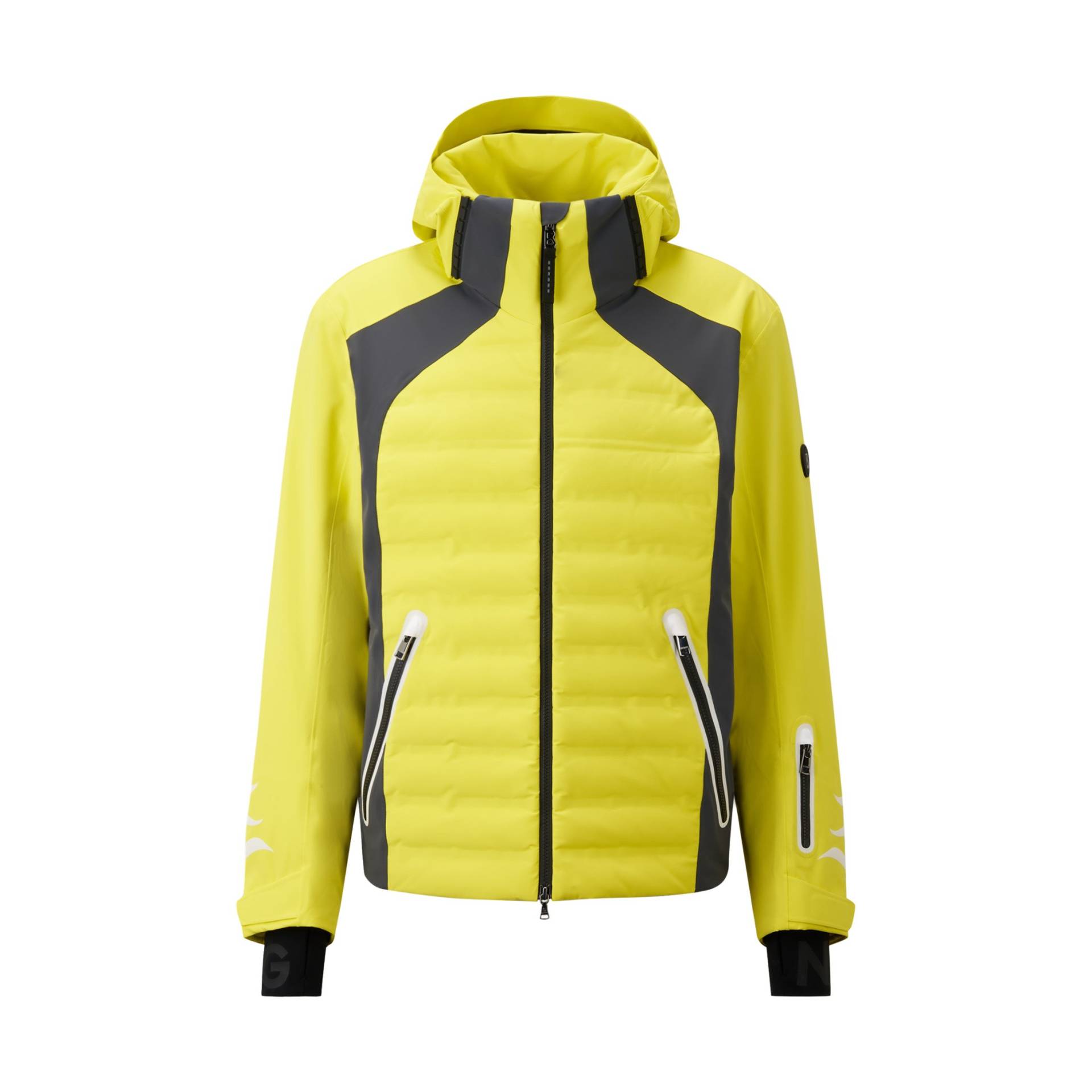 BOGNER SPORT Ski-Daunenjacke Jorik für Herren - Gelb/Dunkelgrau - 46 von BOGNER Sport