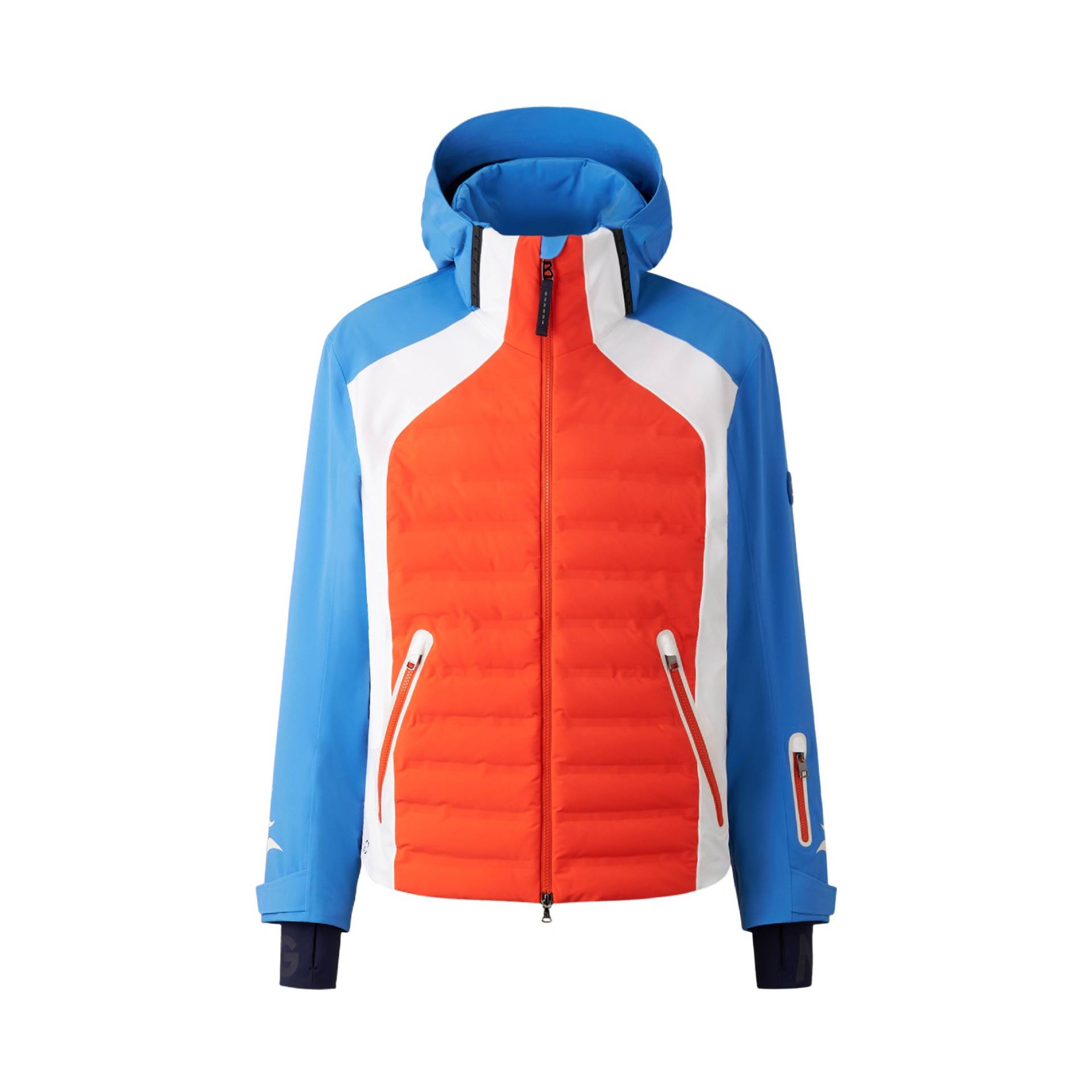 BOGNER SPORT Ski-Daunenjacke Jorik für Herren - Koralle/Blau/Weiß - 52 von BOGNER Sport