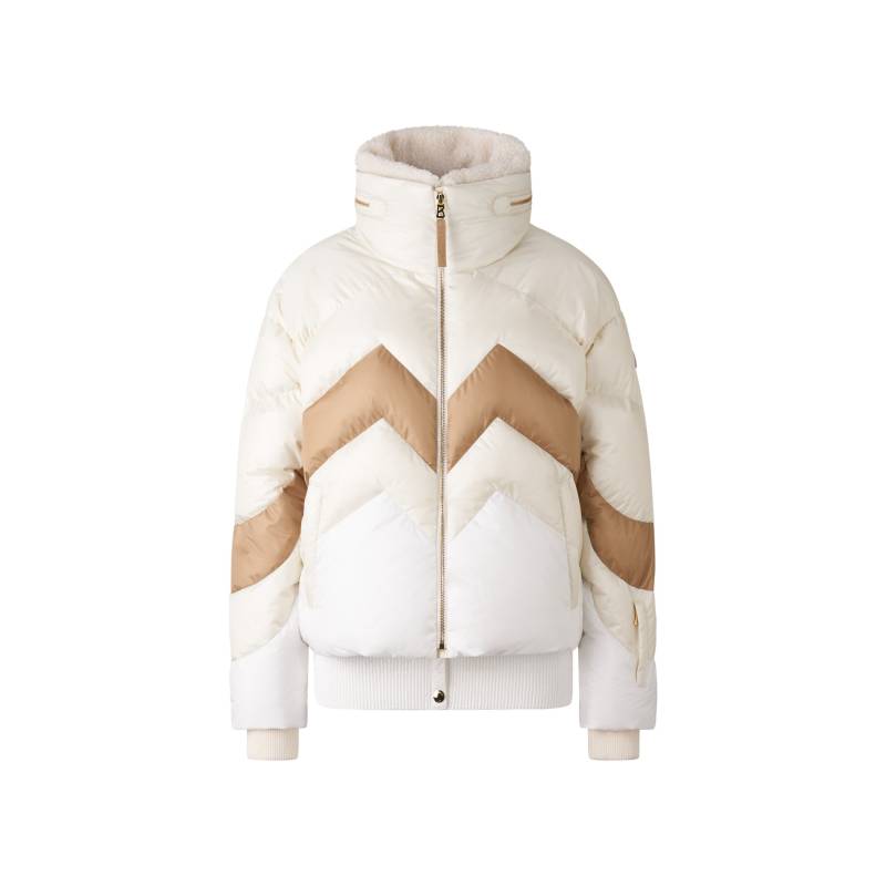 BOGNER SPORT Ski-Daunenjacke Vanja für Damen - Off-White/Camel - 34 von BOGNER Sport